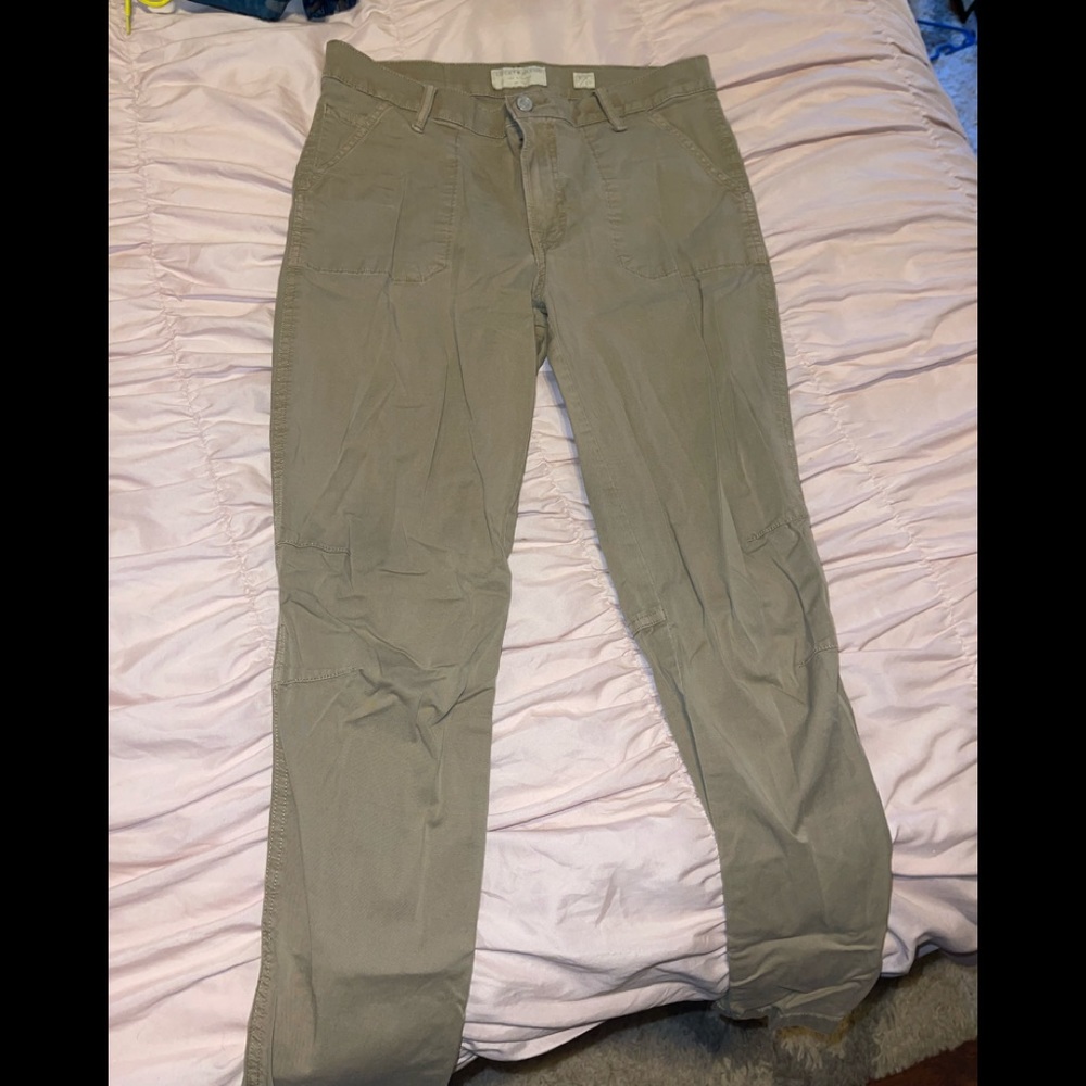 Womens lucky brand khaki cargo pants